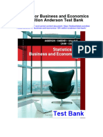 Statistics For Business and Economics 12Th Edition Anderson Test Bank Full Chapter PDF