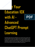 Boost Your Education 10X With AI - Advanced ChatGPT Prompt Learning