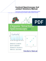 Organic Structural Spectroscopy 2Nd Edition Lambert Solutions Manual Full Chapter PDF