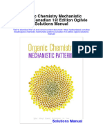 Organic Chemistry Mechanistic Patterns Canadian 1St Edition Ogilvie Solutions Manual Full Chapter PDF