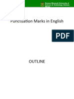 Final Punctuation in English Lecture Slides