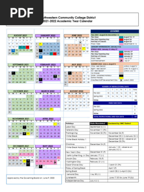 Southwestern Oregon 2021-2022-Academic-Calendar | PDF | Traditions | Public  Holiday
