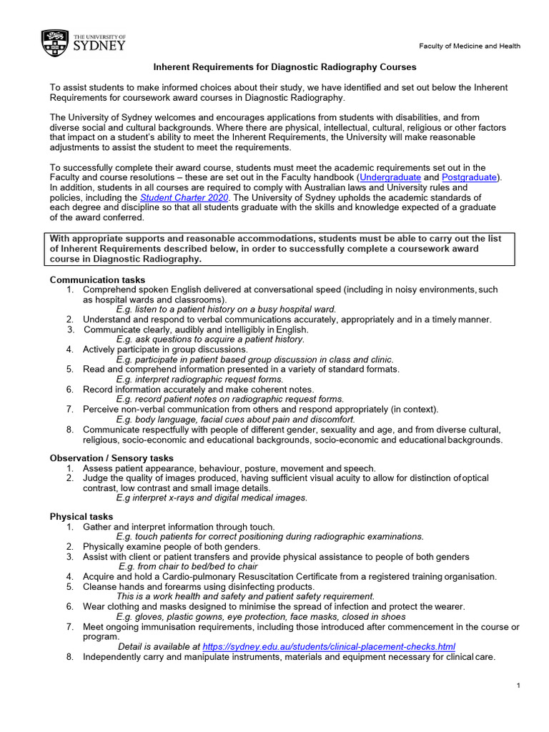 DUT REQUIREMENTS FOR RADIOGRAPHY intelligence overview