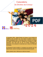 Versão V2 - Calendário 2024 ChildDiary - Edição Direitos Da Criança