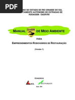 Manual de Meio Ambiente - Restauração