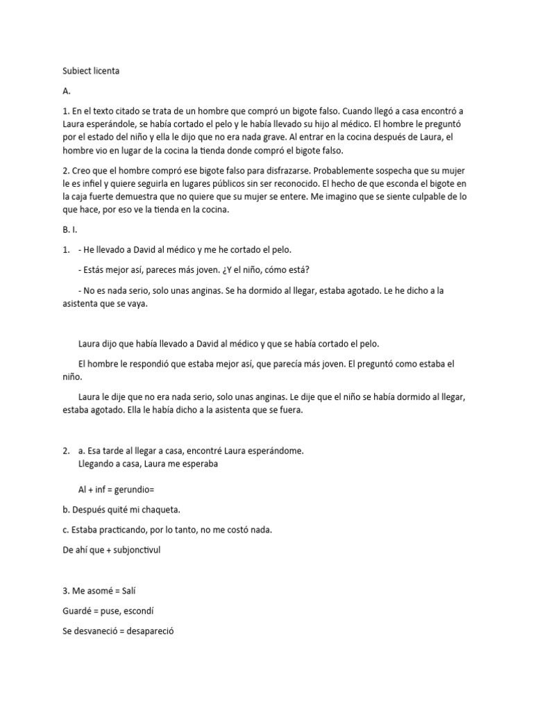Subiect Licenta FLLS Filologie Spaniola | PDF