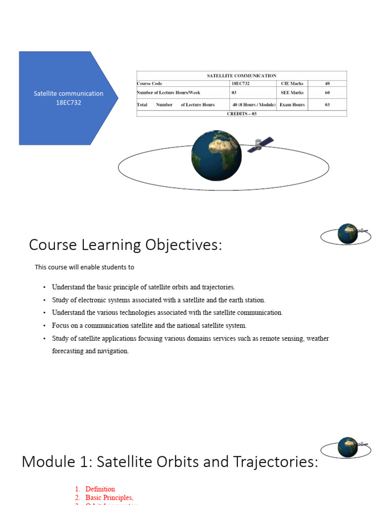 2 Updated Module 1 Notes Pdf Orbit Acceleration