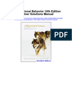 Organizational Behavior 10Th Edition Kreitner Solutions Manual Full Chapter PDF