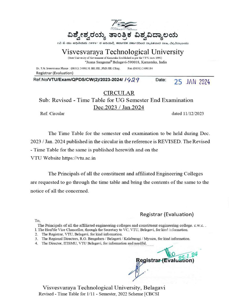 Visvesvaraya Technological University | PDF