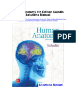 Human Anatomy 5Th Edition Saladin Solutions Manual Full Chapter PDF