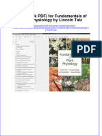 EBOOK Etextbook PDF For Fundamentals of Plant Physiology by Lincoln Taiz Download Full Chapter PDF Docx Kindle