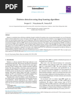 Diabetes Detection Using Deep Learning Algorithms 2018