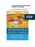 Statistics For Social Workers 8Th Edition Weinbach Test Bank Full Chapter PDF