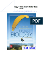 Human Biology 14Th Edition Mader Test Bank Full Chapter PDF