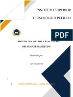 Evaaalaluacion y Control PLAN DE MARKETING