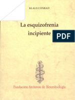 Klaus Conrad - Esquizofrenia Incipiente (1958, 1997)