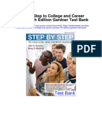 Step by Step To College and Career Success 7Th Edition Gardner Test Bank Full Chapter PDF