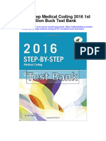 Step by Step Medical Coding 2016 1St Edition Buck Test Bank Full Chapter PDF