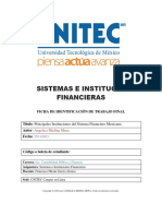 ENTREGABLE #2 Principales Instituciones del Sistema Financiero Mexicano