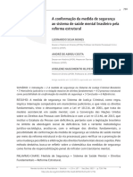 A Conformação Da Medida de Segurança Ao Sistema de Saúde Mental Brasileiro Pela Reforma Estrutural