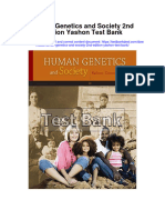 Human Genetics and Society 2Nd Edition Yashon Test Bank Full Chapter PDF