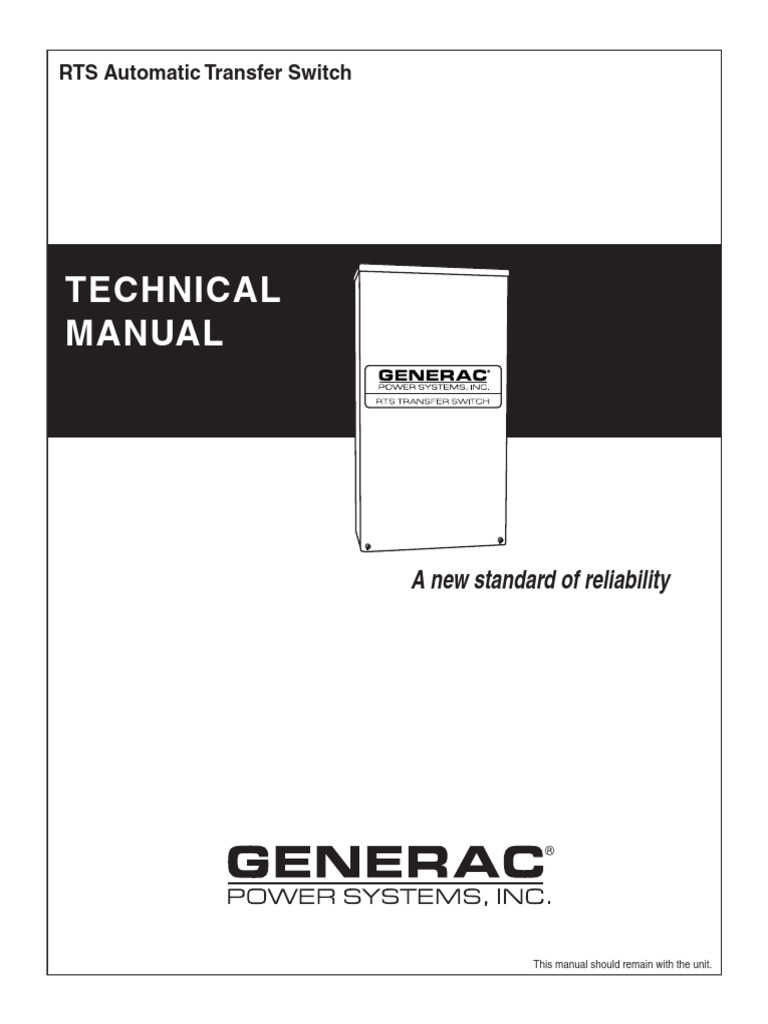 Transfer Switch Wiring Diagram Guide | PDF | Switch | Alternating Current