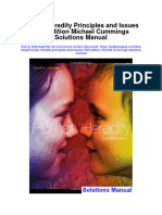 Human Heredity Principles and Issues 10Th Edition Michael Cummings Solutions Manual Full Chapter PDF