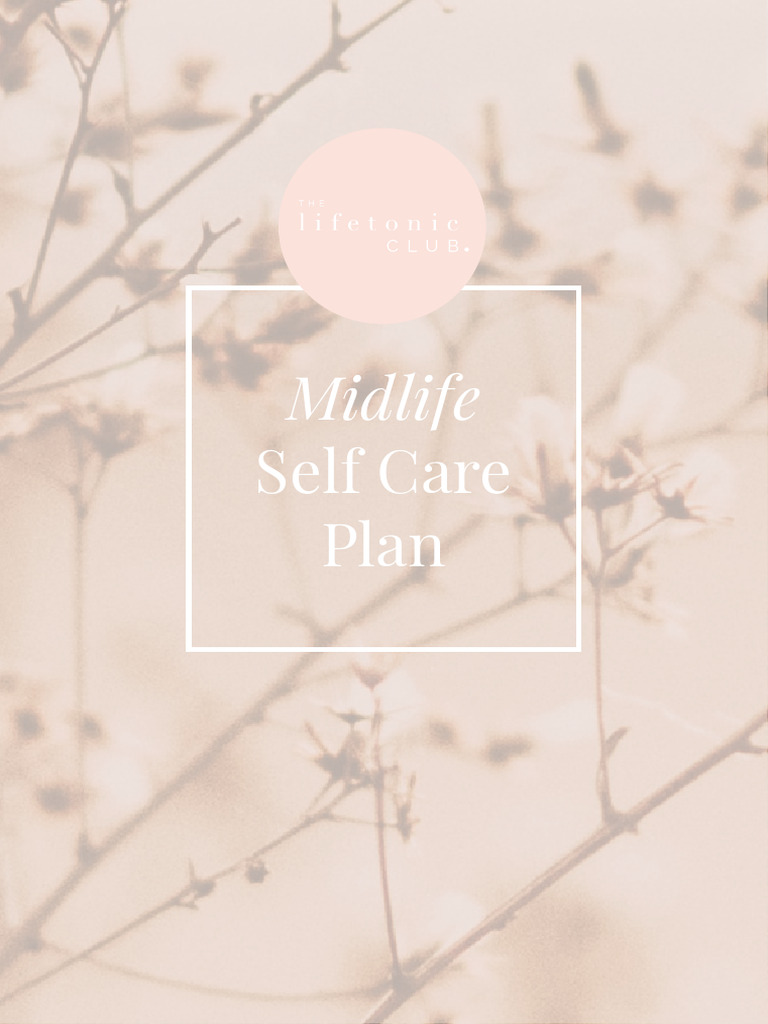 TLC Self Care Plan PDF Psychology