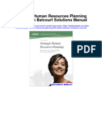 Download Strategic Human Resources Planning 5Th Edition Belcourt Solutions Manual full chapter pdf