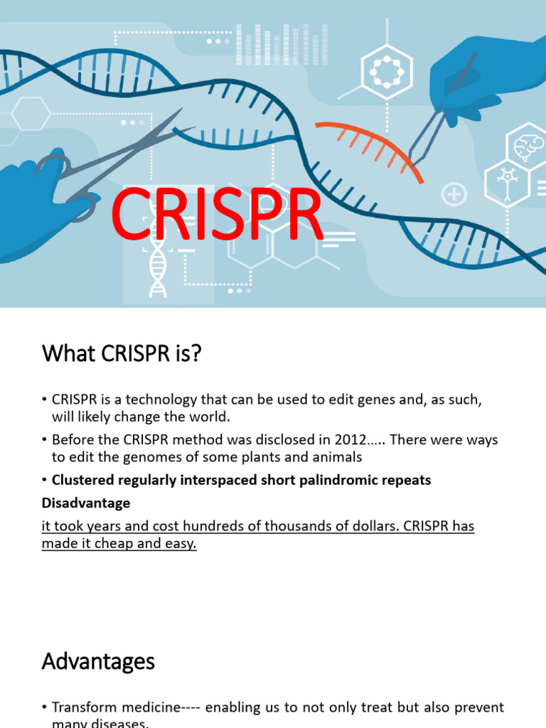 Advantages and Challenges of CRISPR-Cas9 | PDF | Crispr | Viral Vector