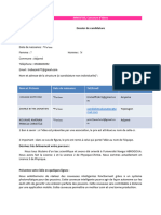 Dossier de Candidature - CORRIGE