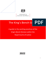 Kings Bench Guide-2022