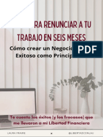 Guia para Renuniar A Tu Trabajo en Seis Meses