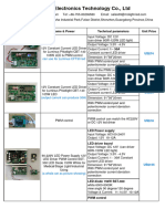 Price List - SSD90 LED, SST-300, Luminus, CBT-140 Driver... Etc For LED Light Source or Medical or Stage Light (Mo-Light) 2024