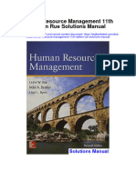 Human Resource Management 11Th Edition Rue Solutions Manual Full Chapter PDF