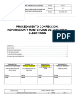 MLA-MEL-004 Procedimiento de Confeccion, Reparacion y Mantención de Tableros Eléctricos SA