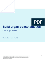 Transplant Review Guidelines Solid Organ Transplantation