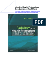 Pathology For The Health Professions 4Th Edition Damjanov Test Bank Full Chapter PDF