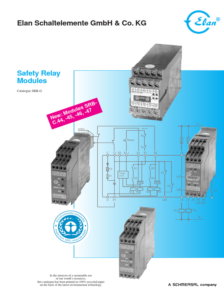 Safety Relay Modules Catalogue SRB-G | PDF