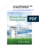 Human Resource Management 13Th Edition Mondy Test Bank Full Chapter PDF