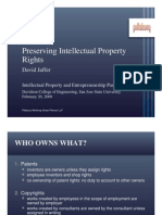 Preserving Intellectual Property Rights