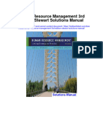 Human Resource Management 3Rd Edition Stewart Solutions Manual Full Chapter PDF