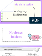 Analogias y Distribuciones