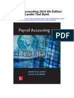 Payroll Accounting 2019 5Th Edition Landin Test Bank Full Chapter PDF