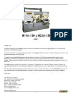 H18A H22A-120 Service Parts Manual