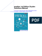 Payroll Canadian 1St Edition Dryden Solutions Manual Full Chapter PDF