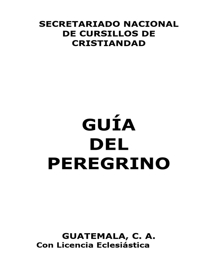 Secretariado Nacional de Cursillos de Cristiandad | PDF