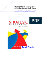 Strategic Management Theory and Practice 4Th Edition Parnell Test Bank Full Chapter PDF