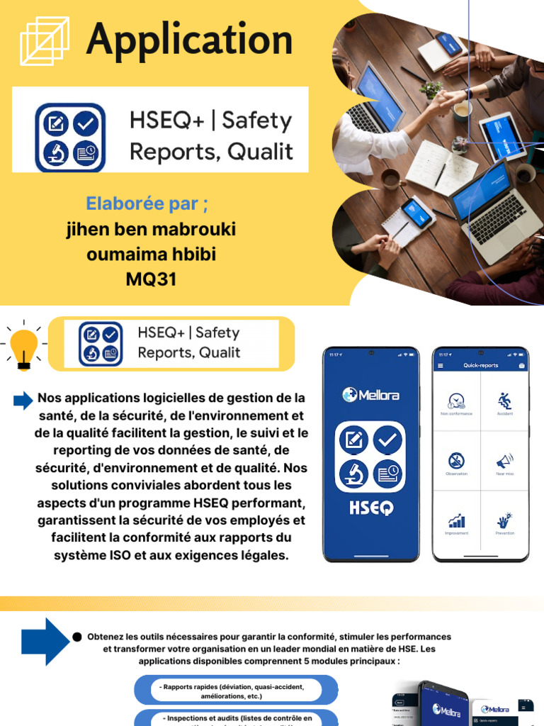 Applications HSEQ pour la gestion efficace | PDF
