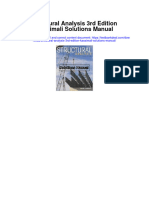 Structural Analysis 3Rd Edition Kassimali Solutions Manual Full Chapter PDF